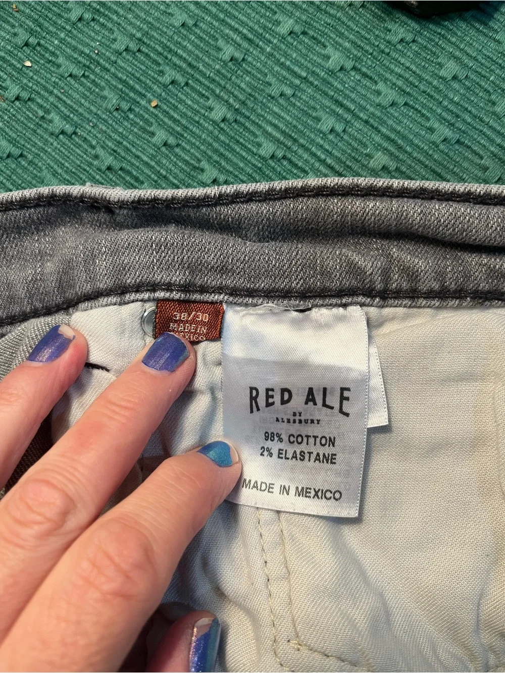 Red Ale Grey Slim Men’s Jeans - Slim Fit